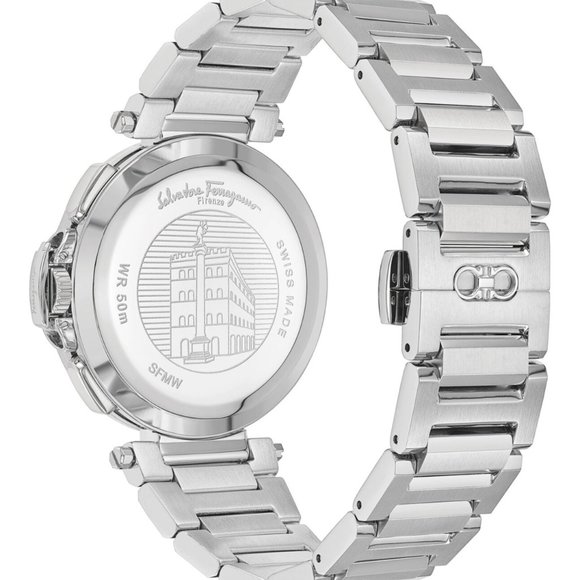 Salvatore Ferragamo 40mm Two Tone Watch